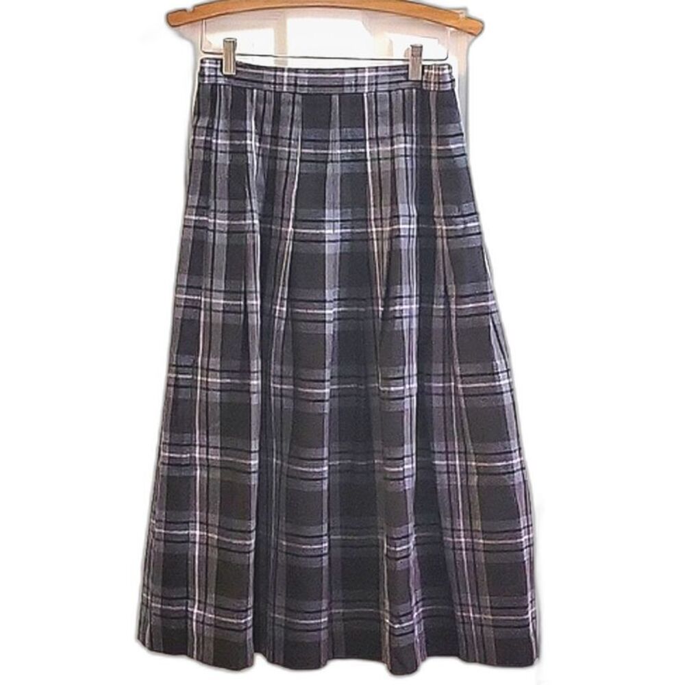 BFA Classics Plaid Pleated Skirt Size 12